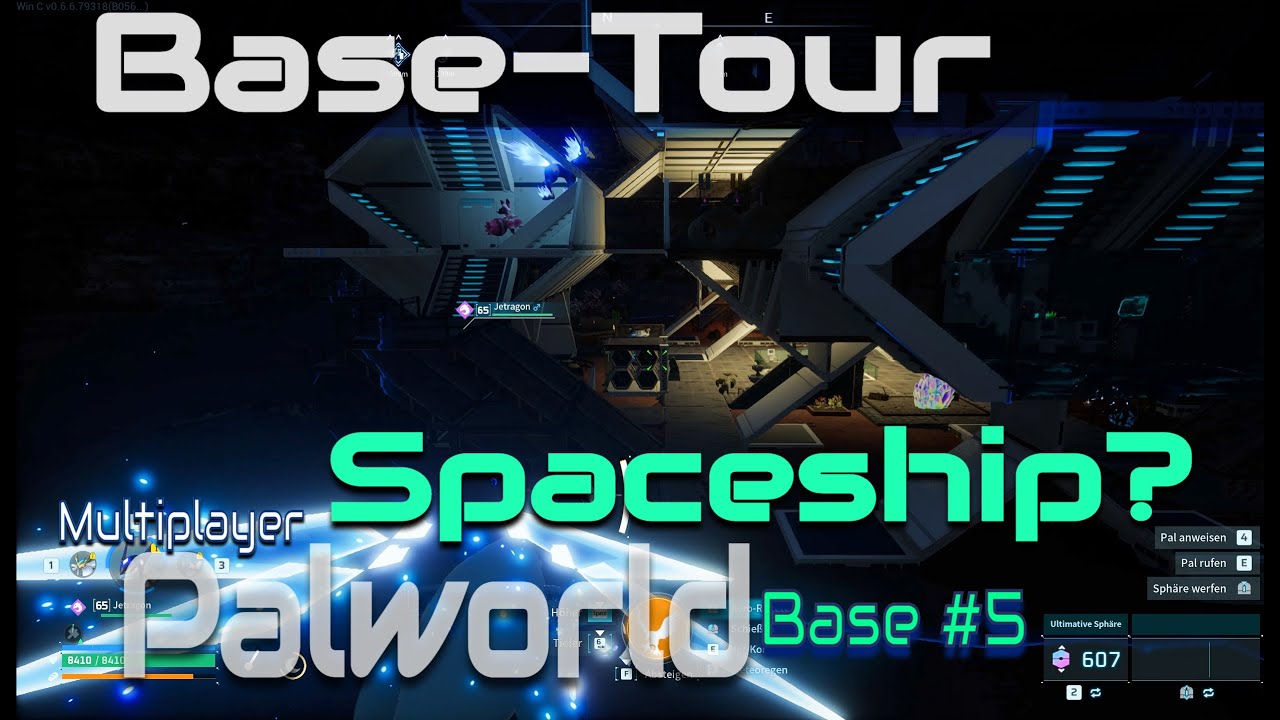 Palworld Base Tour | Ultimate Spaceship 🚀 | Update v0.6.x (Base #5)