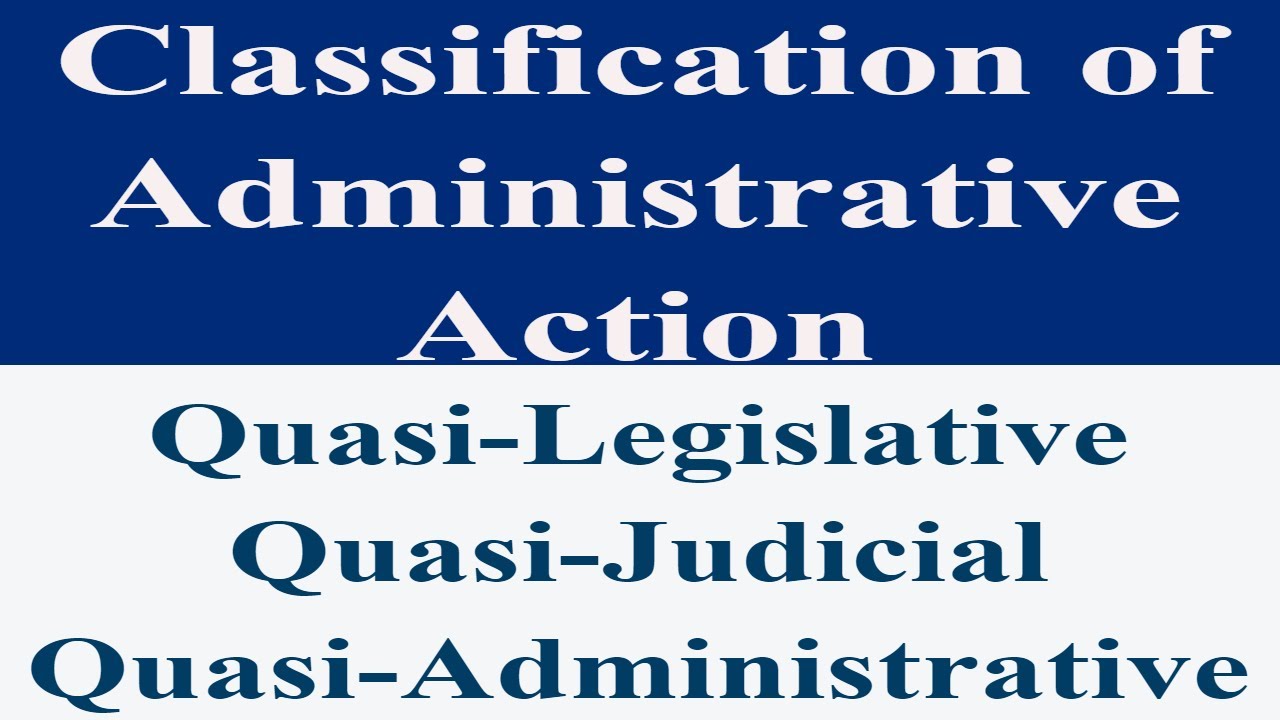 Administrative Action || Quasi Administrative Action #quasijudicialfunction #administartivelaw
