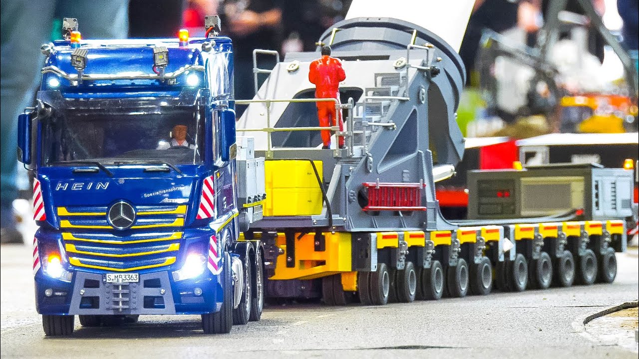 MEGA RC TRUCKS, RC EXCAVATOR ZX135US, RC DOZER LESU DT60, RC TRACTOR BL71, RC SCALEART TRUCKS!!