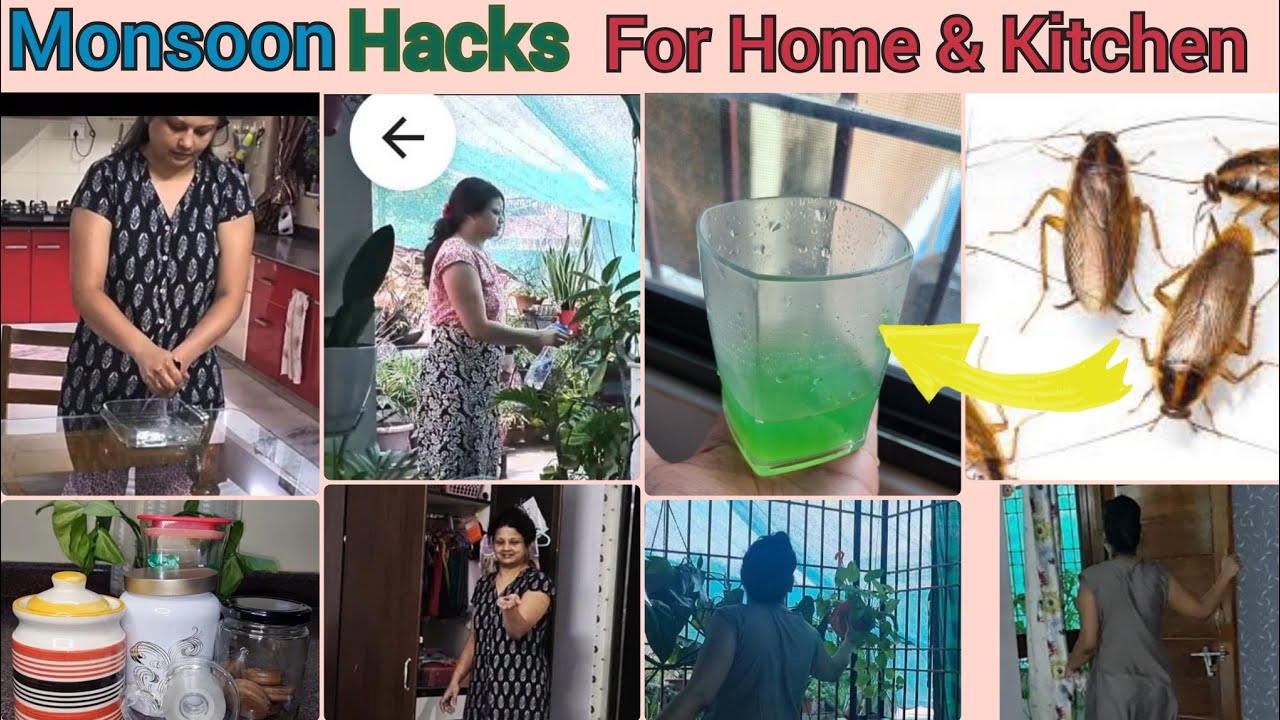 Monsoon Hacks For Home & Kitchen|Must Know Monsoon Kitchen Hacks|Monsoon Home Tips