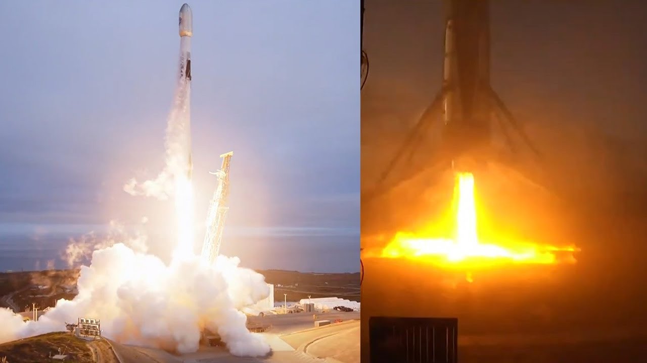 Tranche 1 launch and Falcon 9 first stage landing