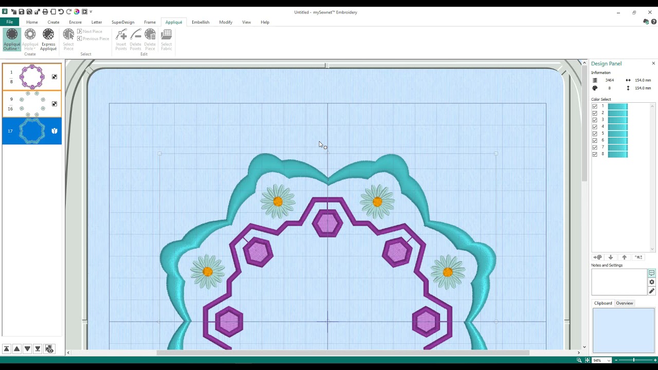 mySewnet Snap Shot - Embroidery