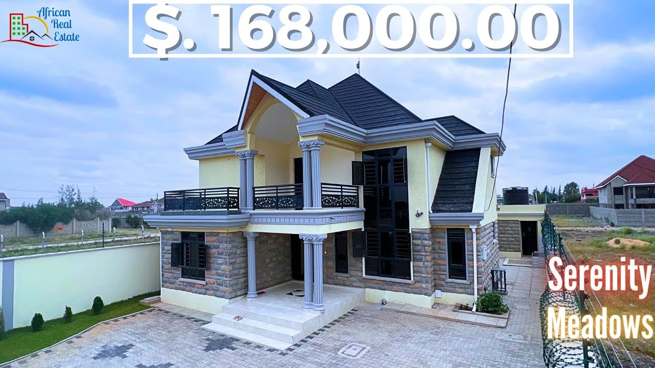 Экскурсия по МЕГАОСОБНЯКУ С 4 СПАЛЬНЯМИ в Serenity Meadows (Mombasa Road) ВСЕГО ЗА 168 000 ДОЛЛАР...