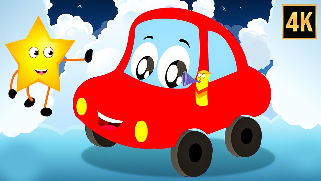 Wheels On the Car + More Vehicle Cartoon Videos & Kids Songs