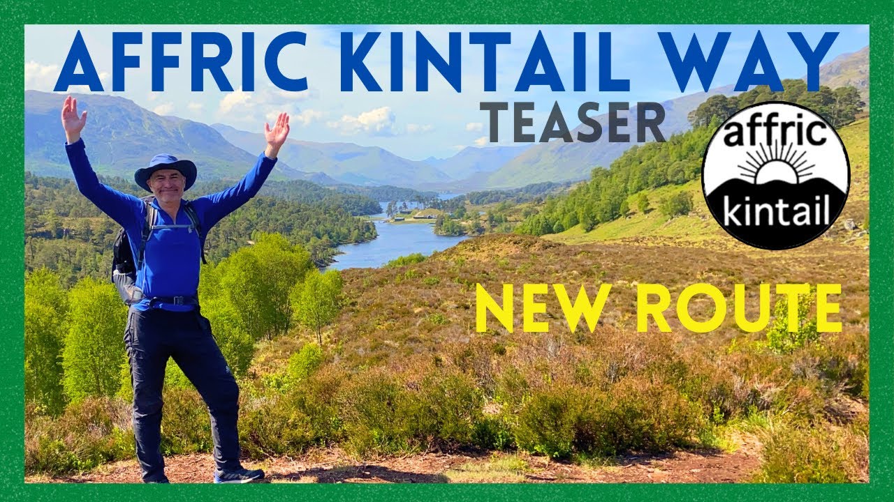 NEW ROUTE in 3 mins Affric Kintail Way - Scotland
