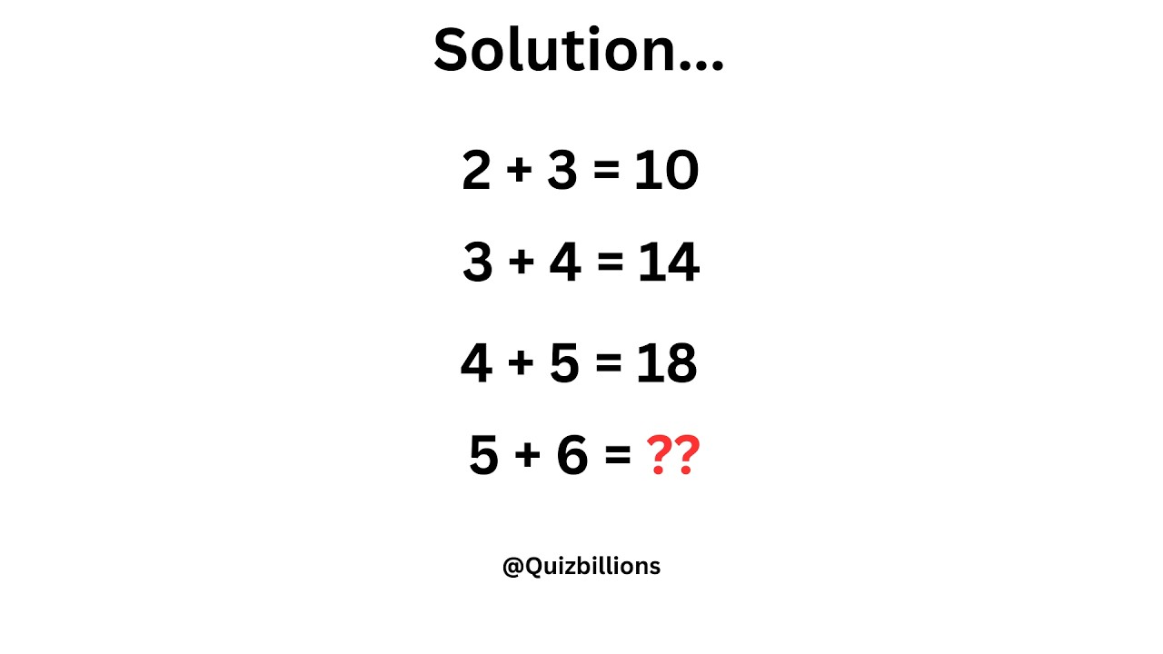 Can You Solve This Math??