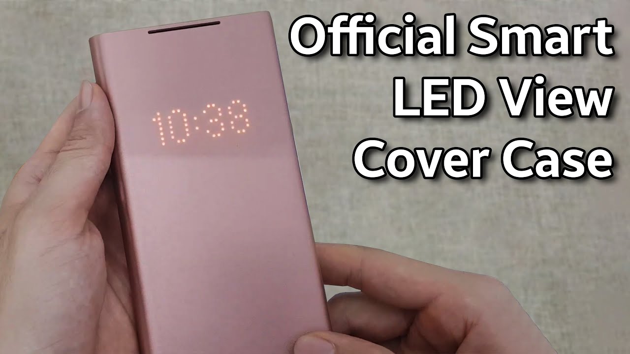Galaxy Note 20 Ultra Official Smart LED View Cover Case First Look & Hands On