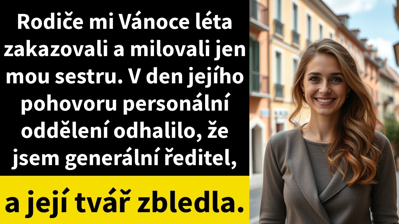 Rodiče mi Vánoce léta zakazovali a milovali jen mou sestru. V den pohovoru jí personalista prozradil