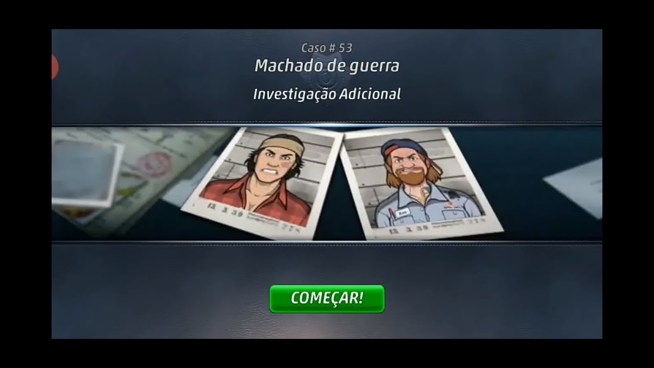 Criminal case caso 53: Machado de guerra investigação adicional