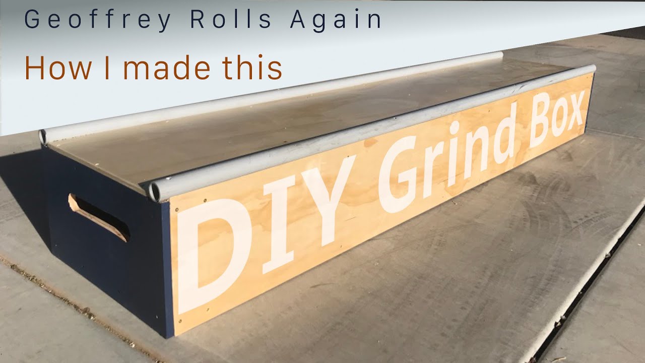 DIY Grind Box.  How I built this 8 foot mobile grind box.