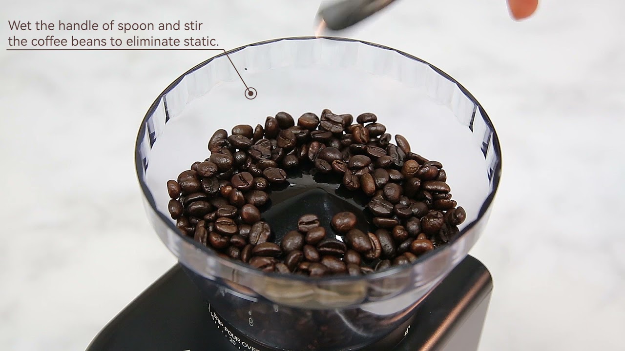 Secura Conical Burr Coffee Grinder, Adjustable Burr Mill with 35 Grind Settings 2-12 Cups