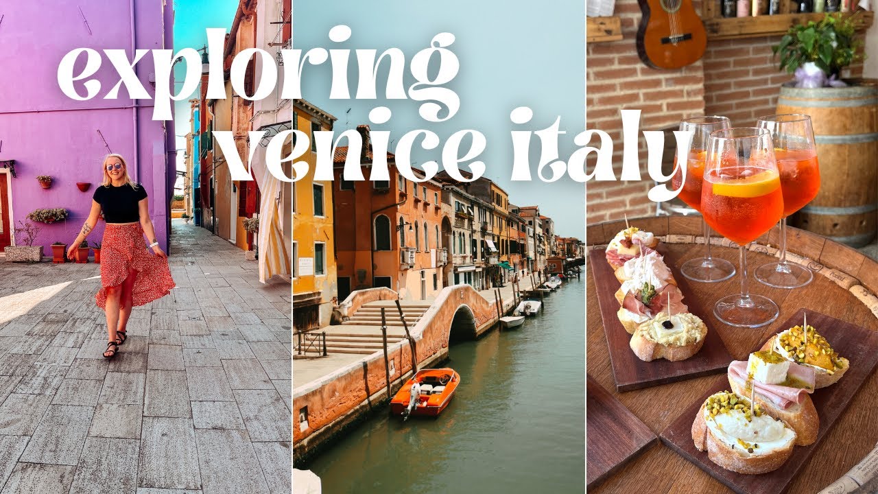 3 days in Venice Italy travel vlog & daytrip to the colorful Burano island | Traveling Italy 2022 🇮🇹