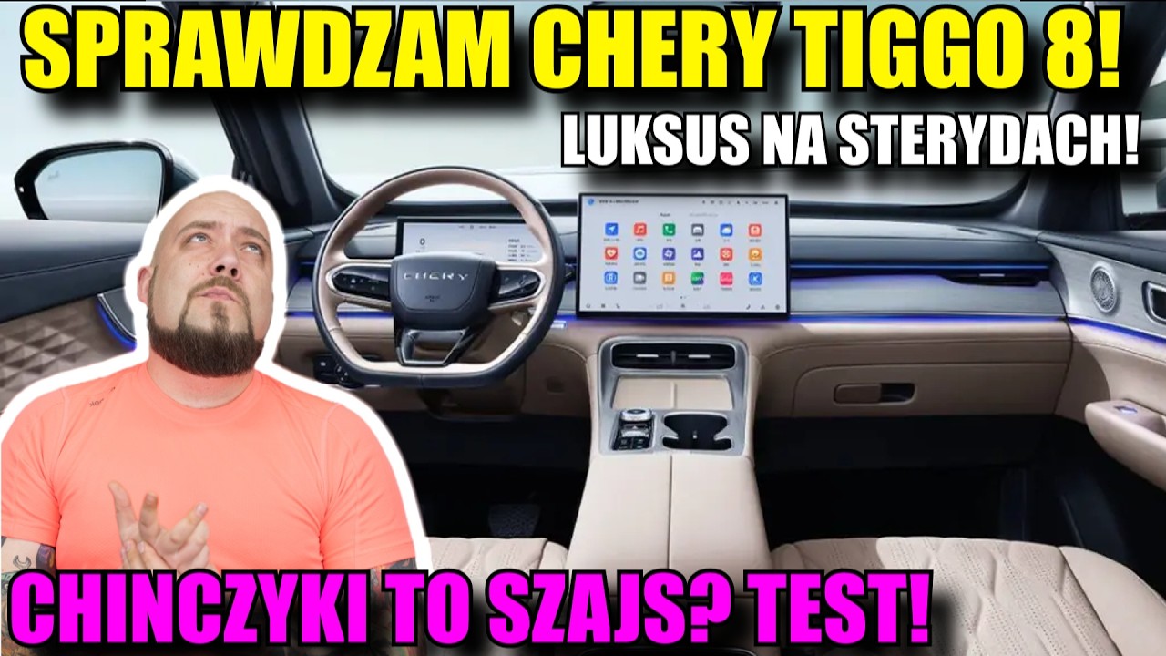 CHINCZYKI TO SZAJS? SPRAWDZAM Cherry Tiggo 8! Wielki  Gruby krążownik!