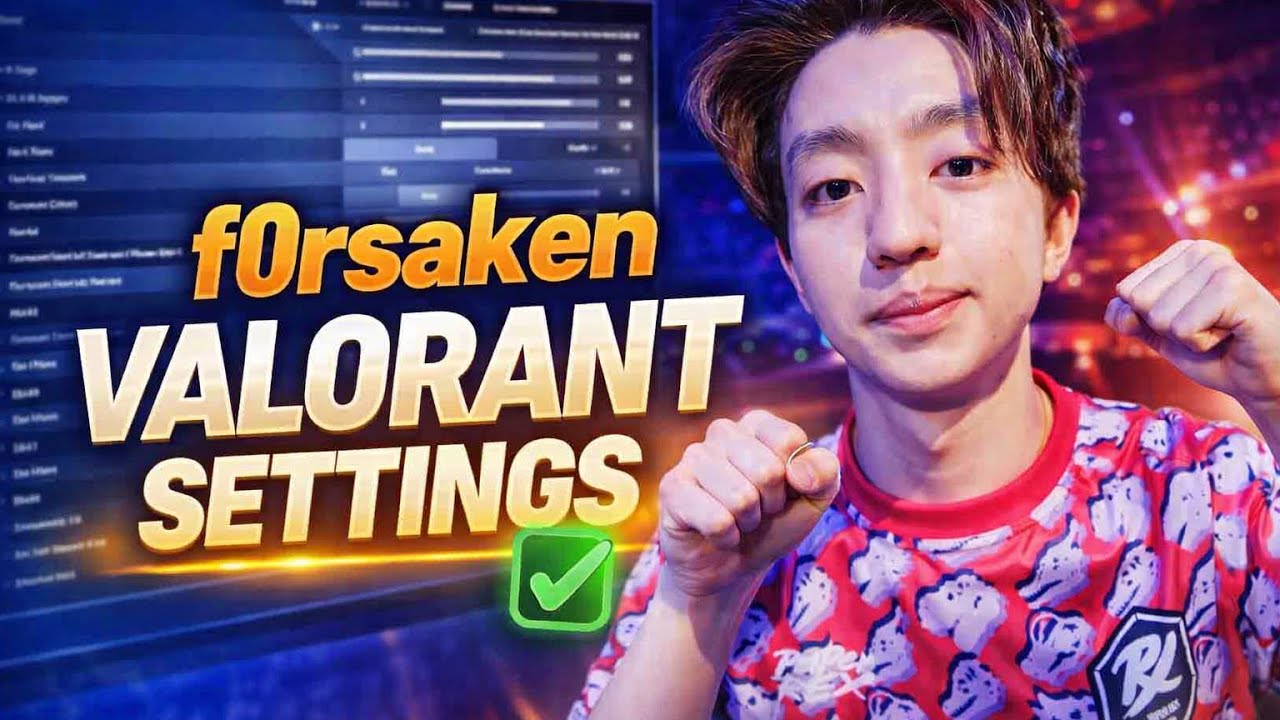 f0rsakeN Valorant Settings Explained – Pro Flex Aim Setup