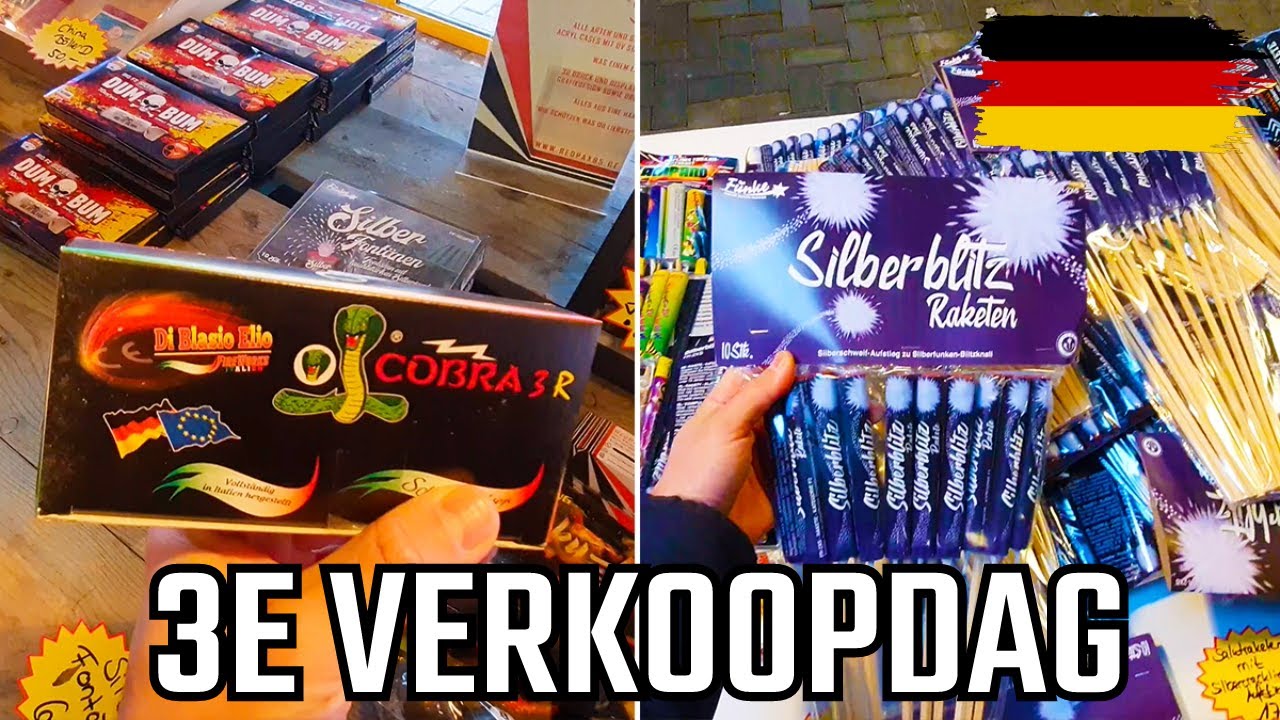 VUURWERK SHOPPEN DUITSLAND 2023-2024 | DERDE VERKOOPDAG (30 DECEMBER) | IS ER NOG VUURWERK?