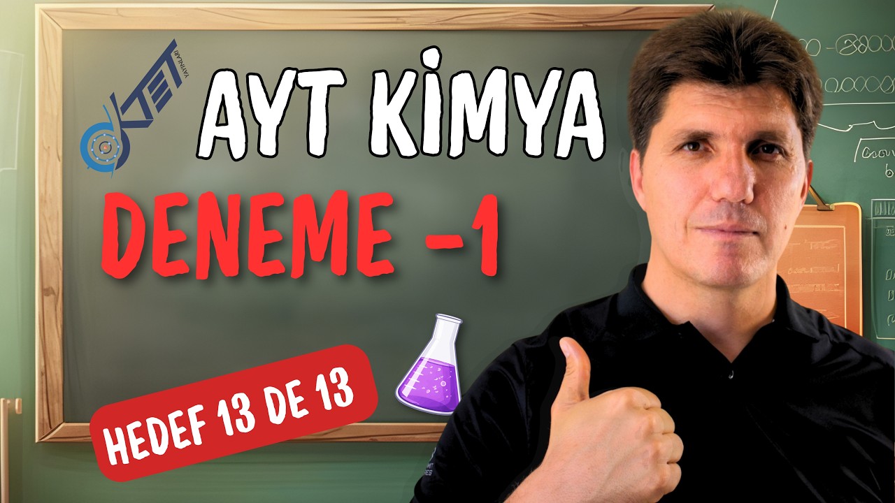 AYT KİMYA DENEME ÇÖZÜMÜ  1
