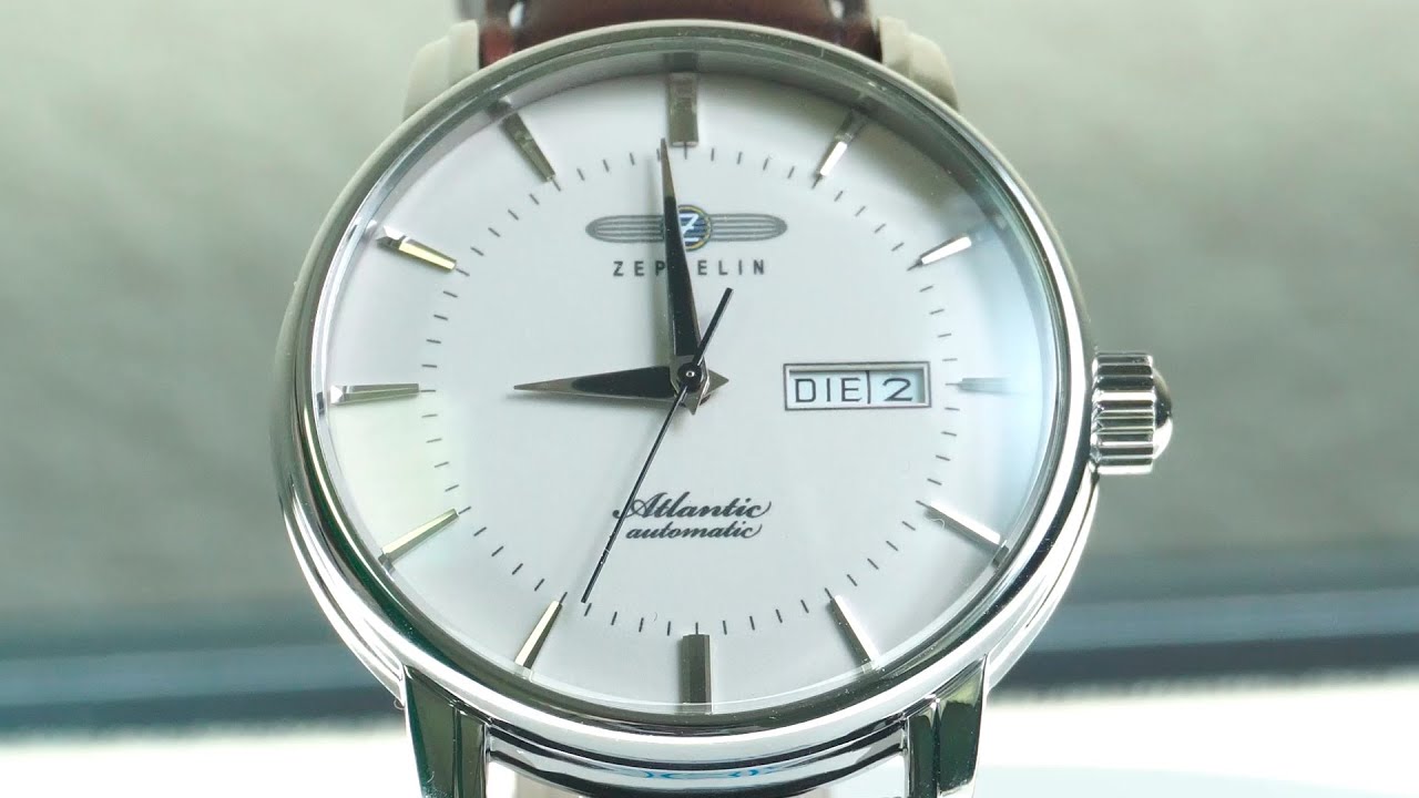 ✈️ Zeppelin Atlantic Automatic 8466-5: Бежева Елегантність з Day-Date! | Короткий огляд DEKA