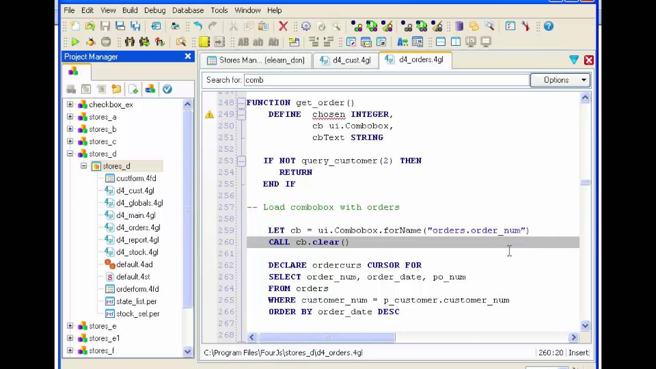 Loading a comboBox with data (ui.ComboBox)