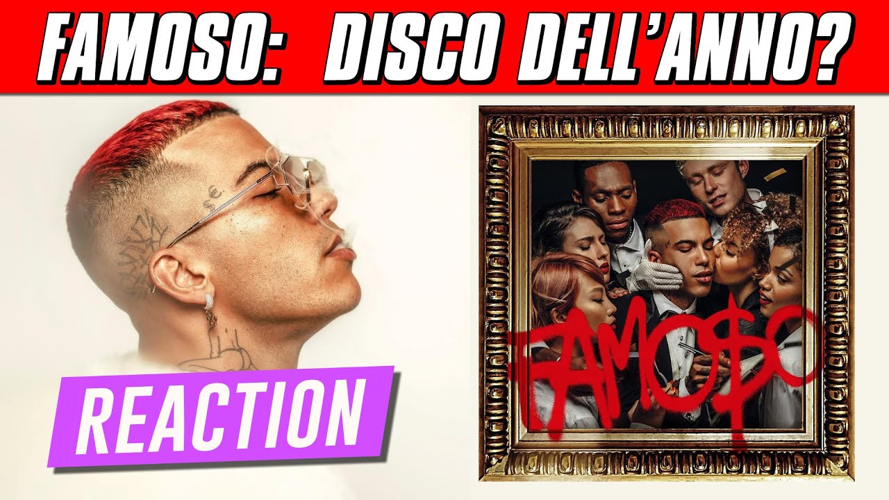 SFERA EBBASTA - FAMOSO | reazione by Arcade Boyz