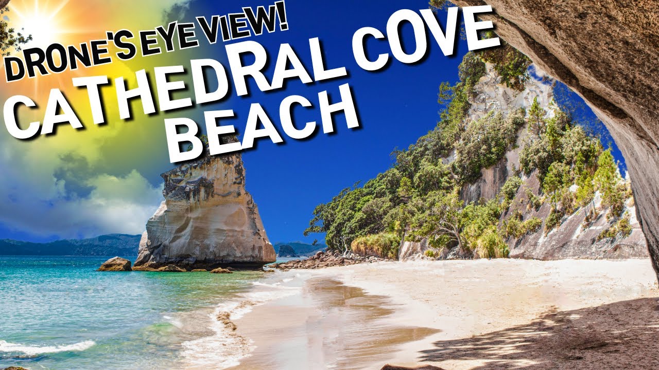 Cathedral Cove Beach: A Breathtaking 4K Drone Tour in New Zealand's Coromandel 🌊🇳🇿