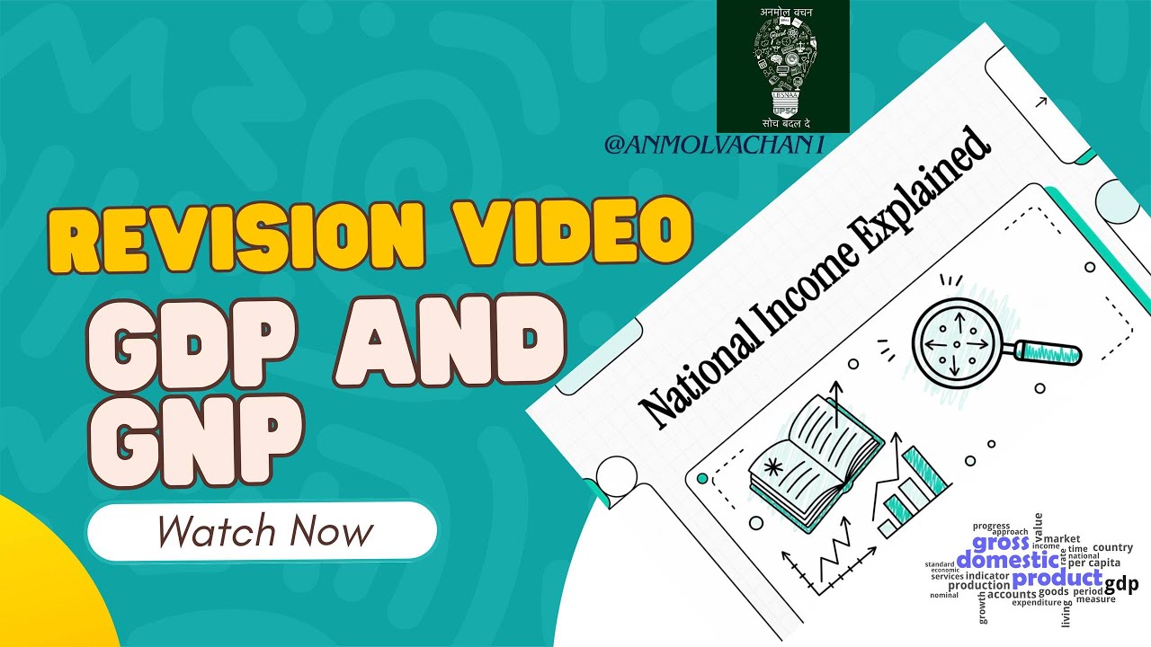 GDP, GNP, NDP, NNP & National Income Accounting | Economy Basics