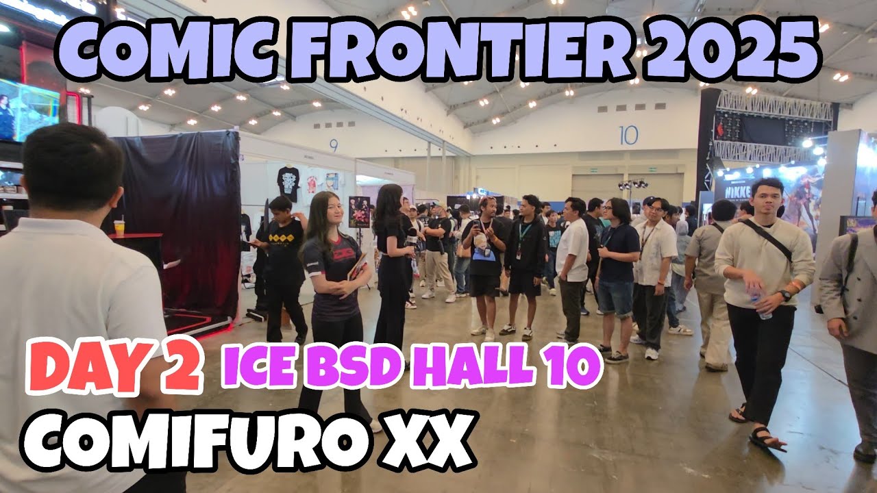 VLOG COMIC FRONTIER ( COMIFURO ) 20 2025 DAY 2 AT ICE BSD HALL 10 | RAMAI PENGUNJUNG COSPLAY ANIME