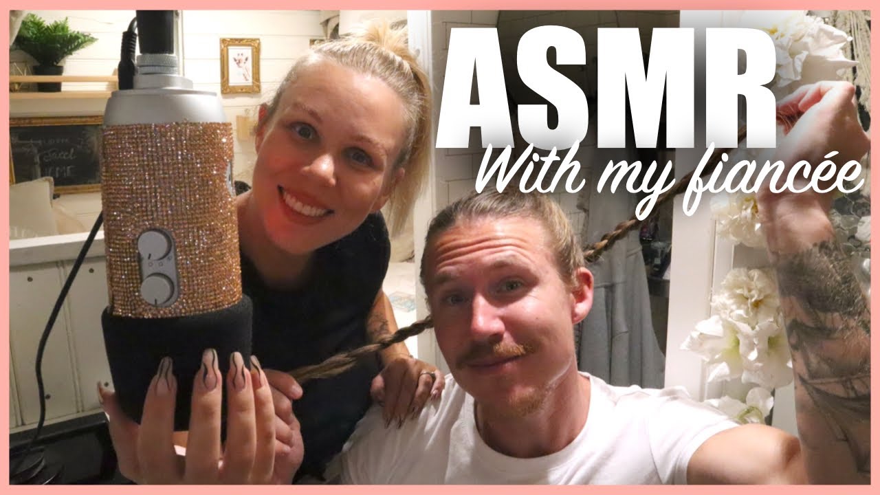 ASMR - Braiding my boyfriends hair 💆🏼