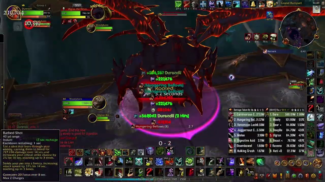 Hunter solo - Durendil vs Ulgrax Heroic