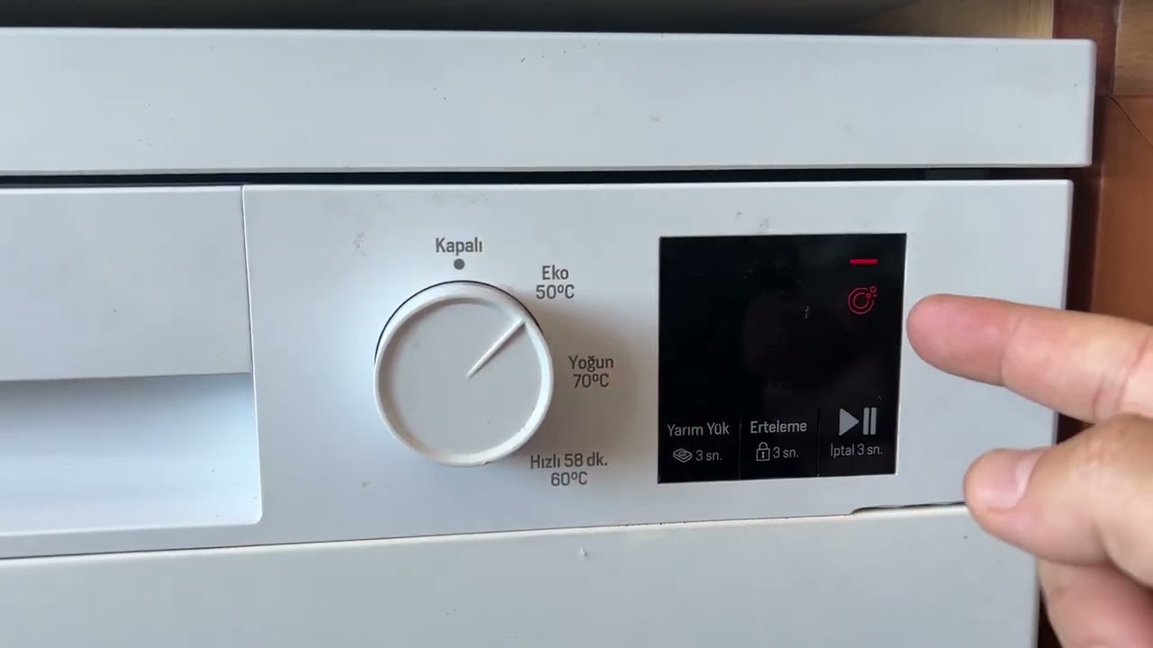 Arçelik bulaşık makinesi parlatıcı ayarı nasıl yapılır ? Bardaklar puslu çıkıyor lekeli çıkıyorsa!