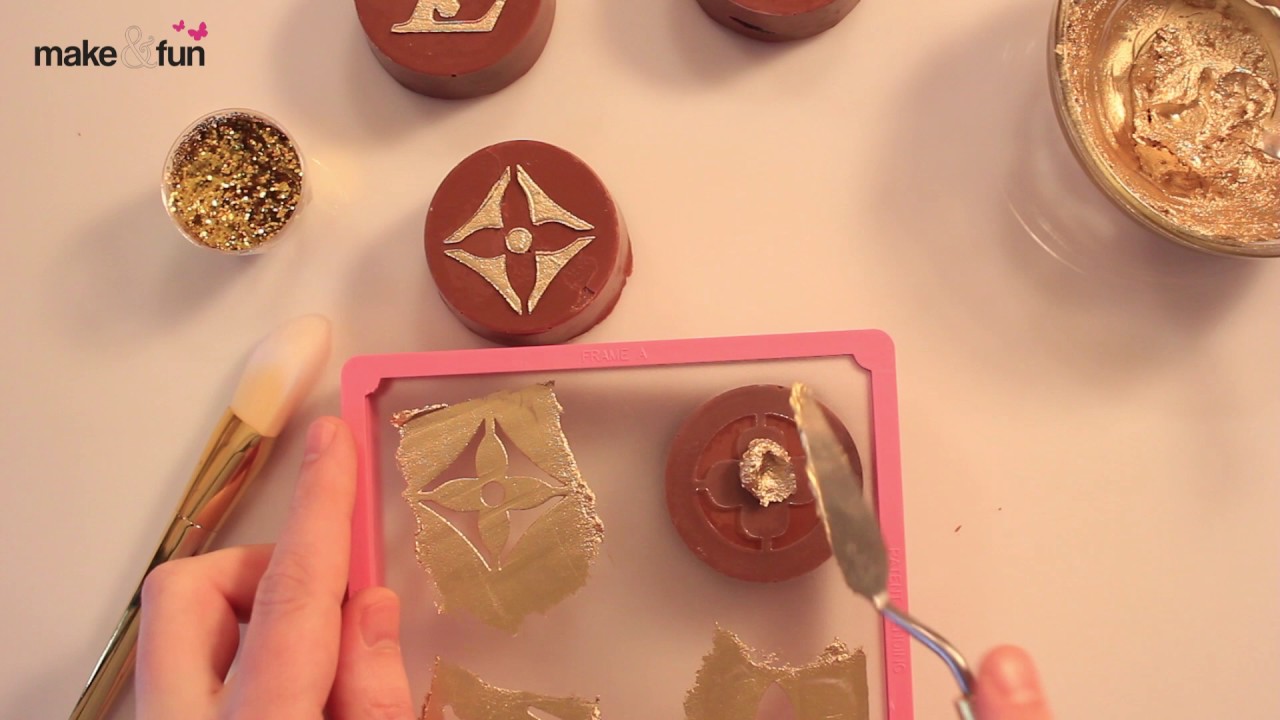 LV Cookie Stencils,  Chocolate covered Oreos Stencils, Royal Icing,  Kuchen Schablone