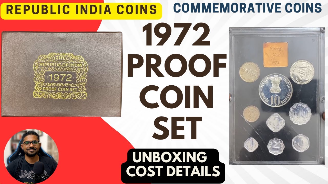 Unboxing 1972 Proof Set with Mirror-Like Coins in Original Holder | Bombay Mint