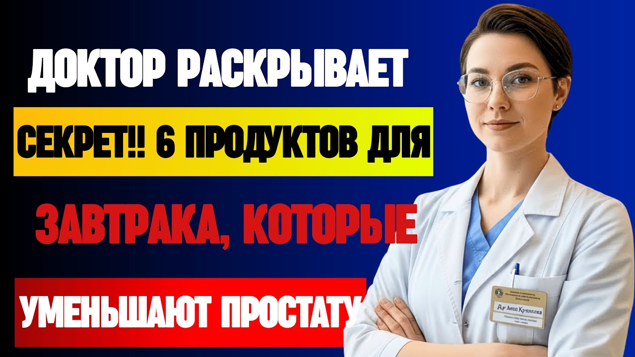 Начните свой день с этого завтрака, чтобы уменьшить увеличенную простату! Д-р Анна Кузнецова