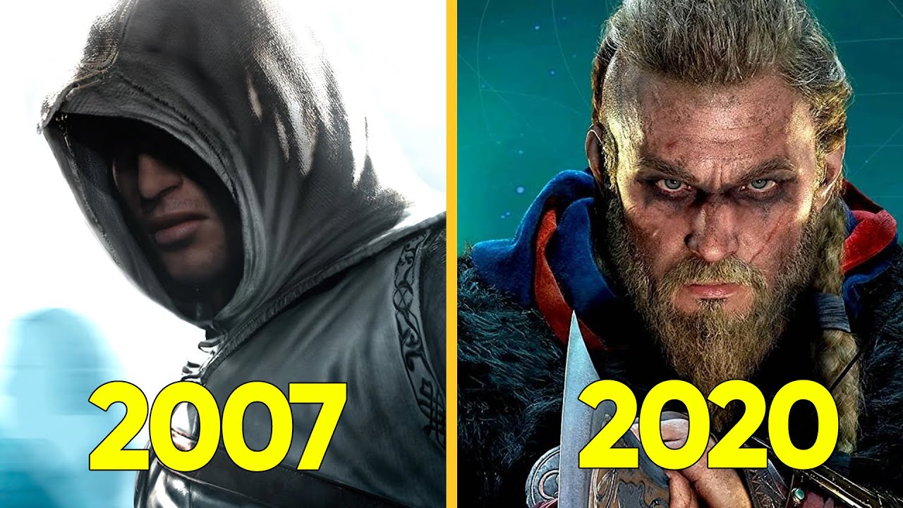 Evolution of  Assassin's Creed Main Series Games (2007 - 2020)