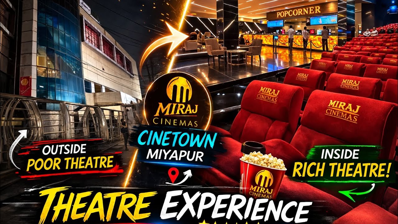 Miraj Cinemas Cinetown Miyapur Theatre Explore || Hyderabad Theatres Experience || 