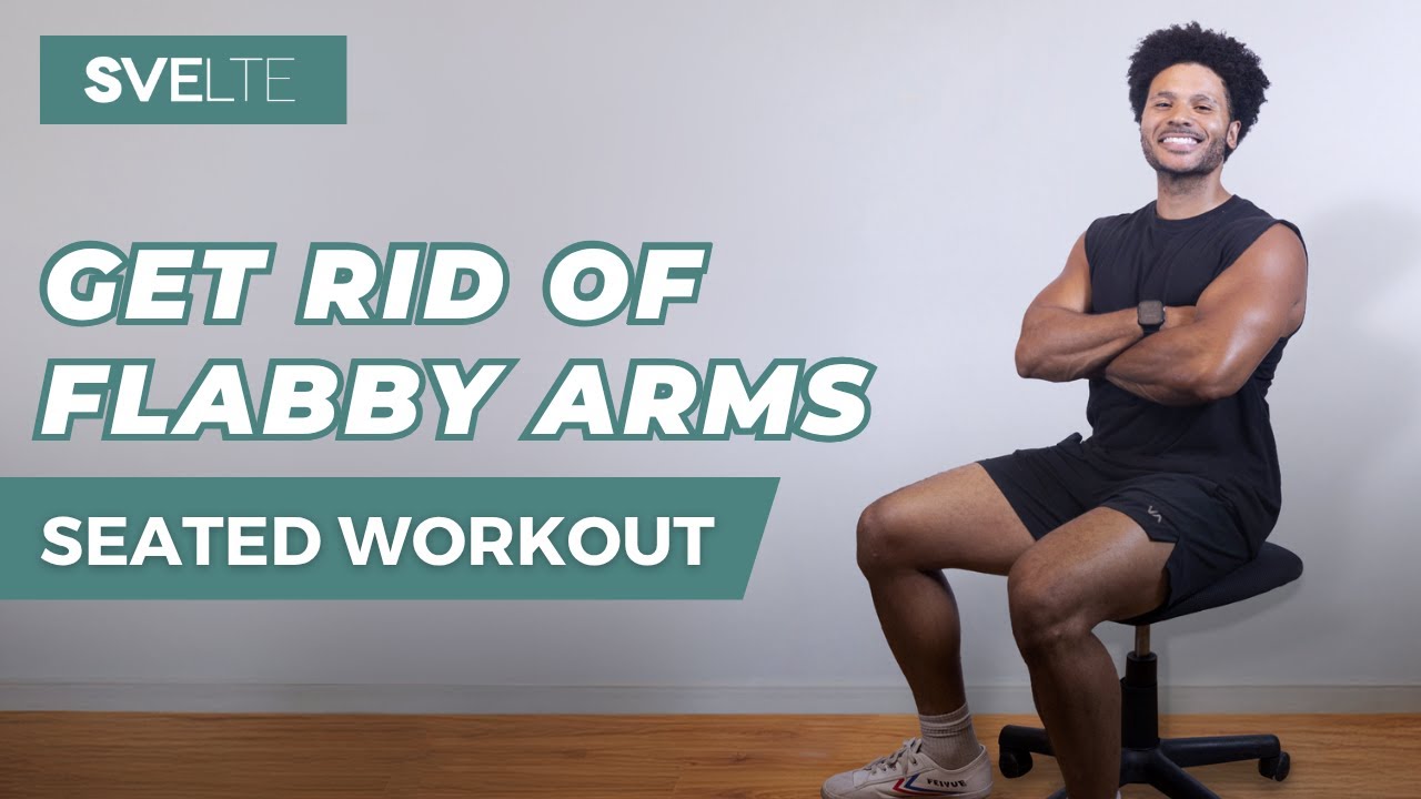 FLABBY ARMS + Fat Burning Workout | No Equipment | Seated Workout