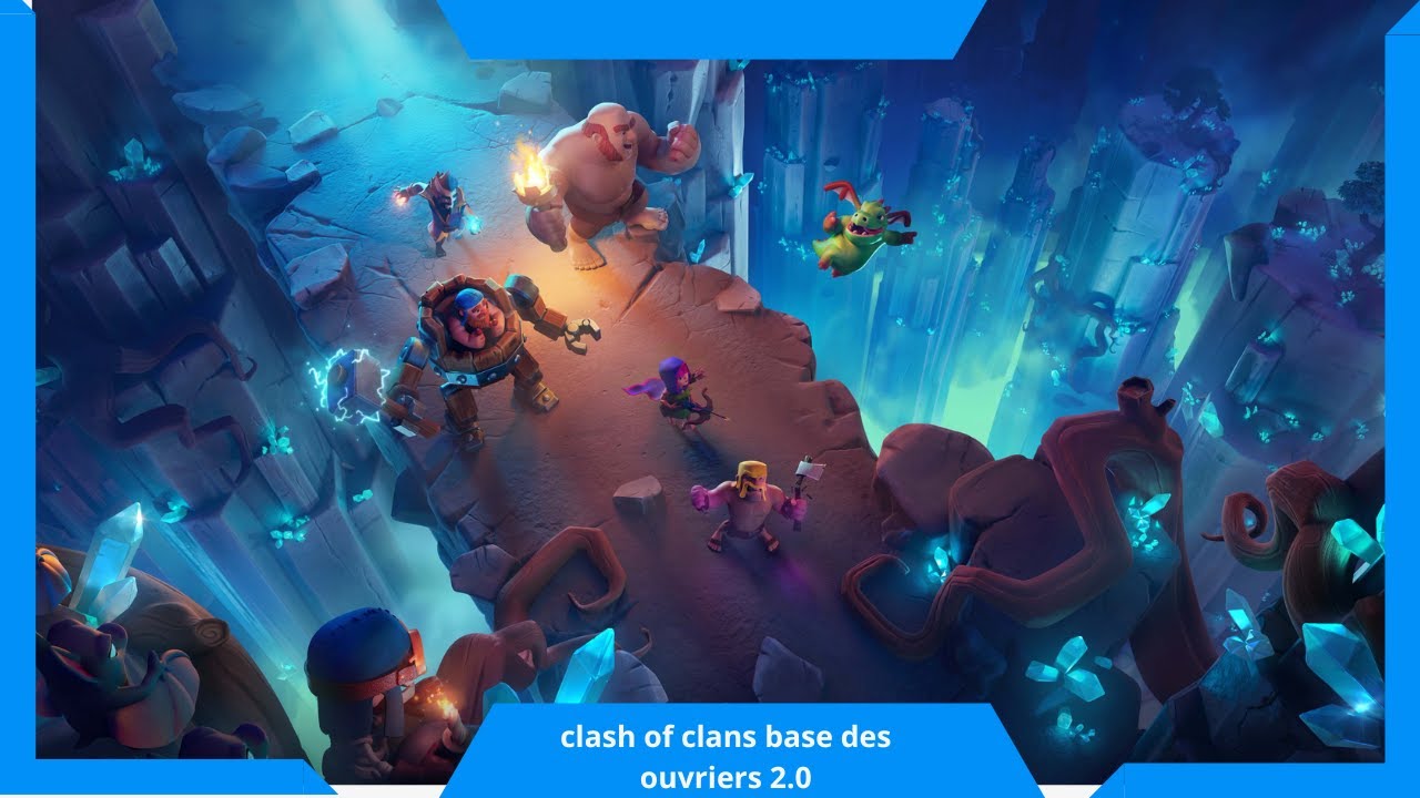 clash of clans base des ouvriers 2.0  hdv 10