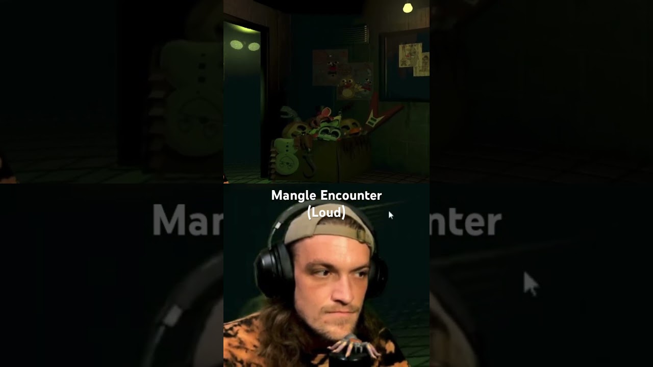 Phantom Mangle Encounter (loud) | Five Night at Freddy&rsquo;s 3 #fnaf #fnaf3 #letsplay #gaming #jumpscare