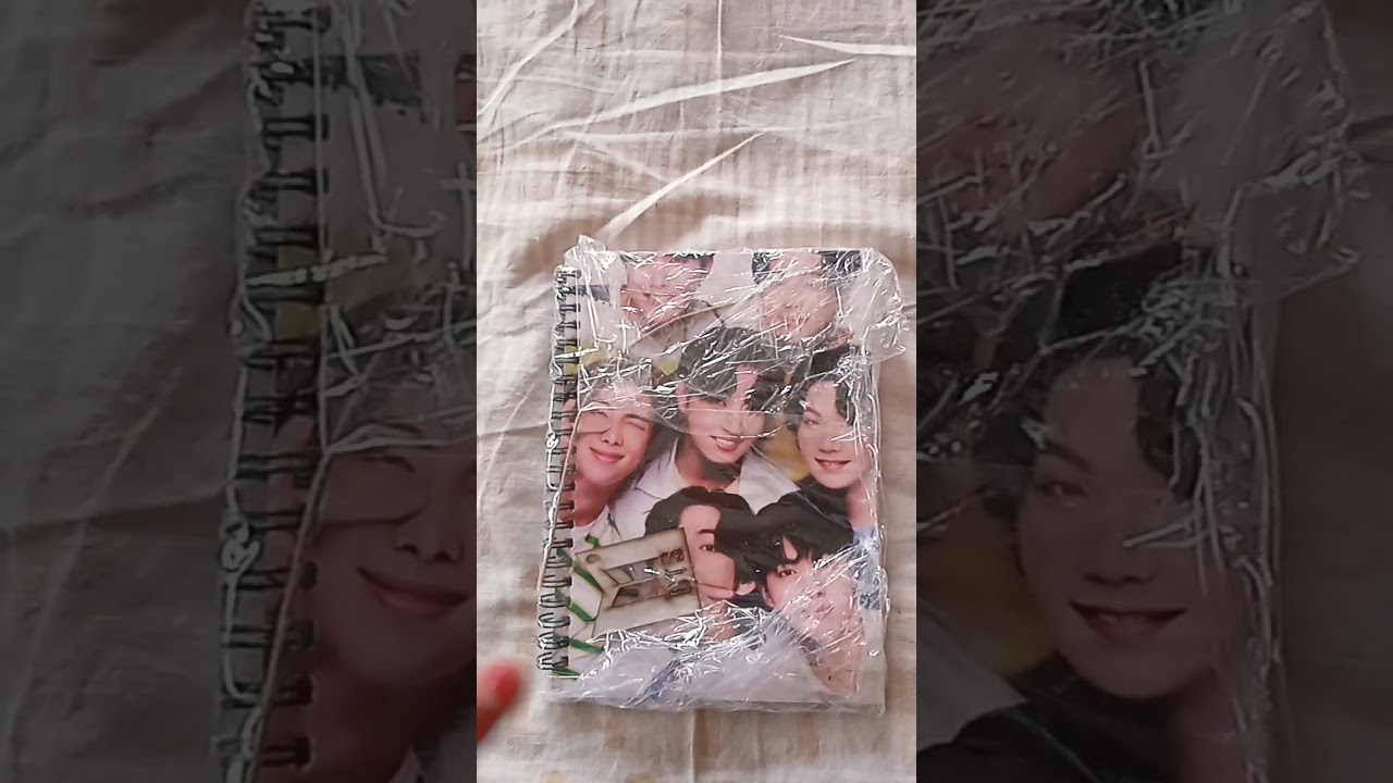 BTS notebook unboxing 🥰🥰🥰