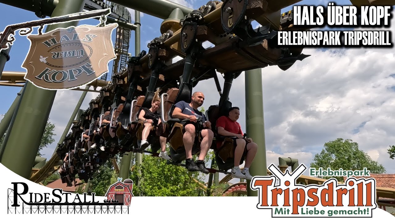 Hals über Kopf - die Achterbahn für Waghalsige im Erlebnispark Tripsdrill | POV Onride