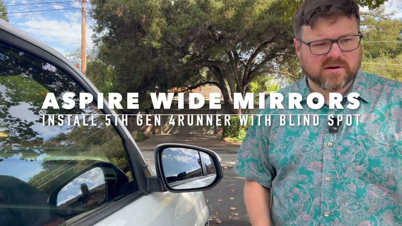 5th Gen Toyota 4Runner Aspire Wide View Side Mirrors Install