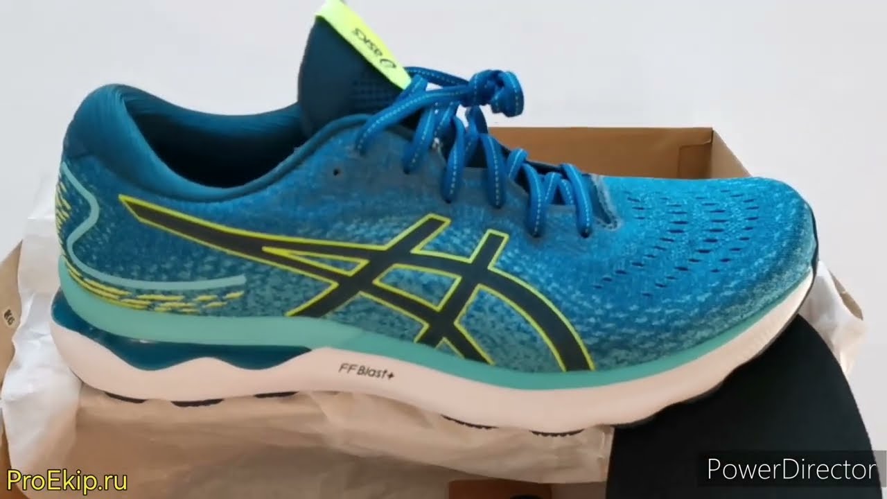 ASICS Gel-Nimbus 24. 1011B359-400. Распаковка, обзор оригинальных кроссовок, отзывы.