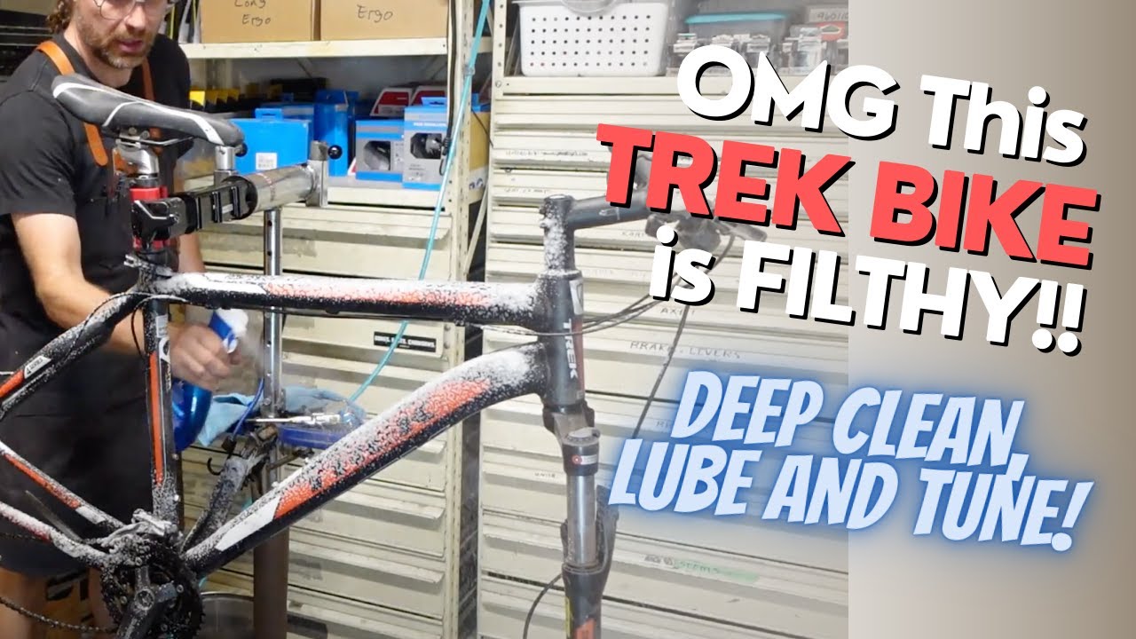 This abandoned TREK MTB gets RESCUED from a parking garage
