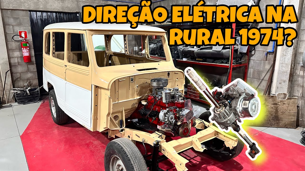 Vamos instalar direção elétrica na Rural Willys