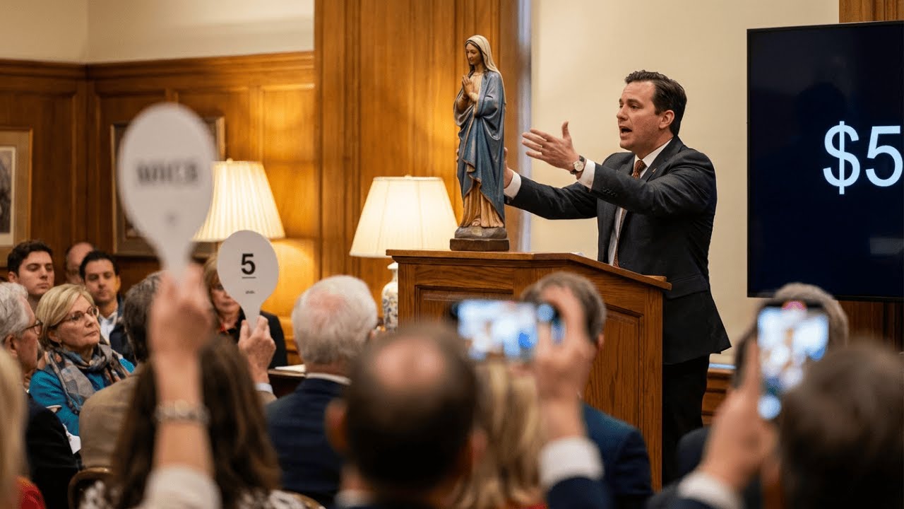 Man Buys Virgin Mary Statue at Auction for 5 Dollars... What He Discovered SHOCKED Everyone