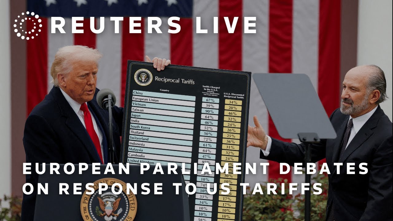 LIVE: European Parliament debates on response to US tariffs | REUTERS