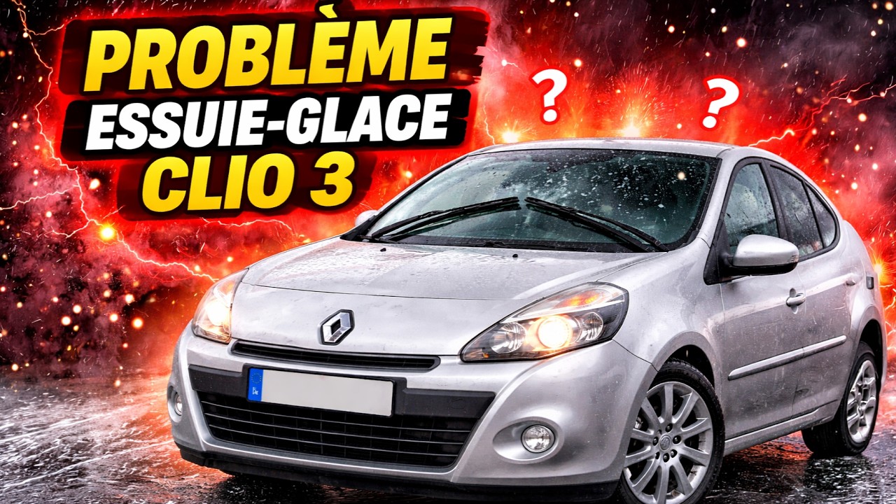 probleme essuie glace clio 3