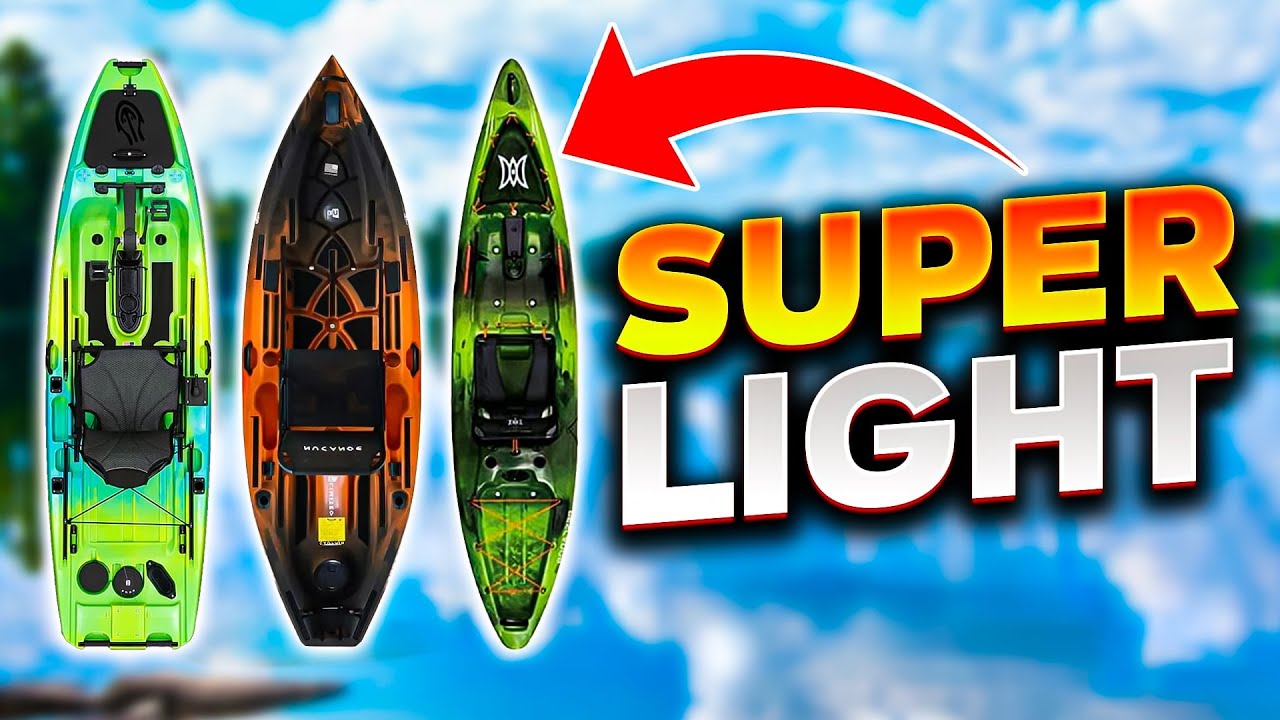 Best Lightweight Fishing Kayaks - SUPER Light!