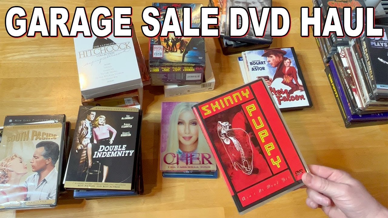 GARAGE SALE SCORES - 25 CENT DVDS