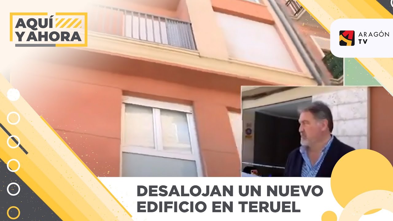 Desalojan un nuevo edificio en Teruel por riesgo de derrumbe