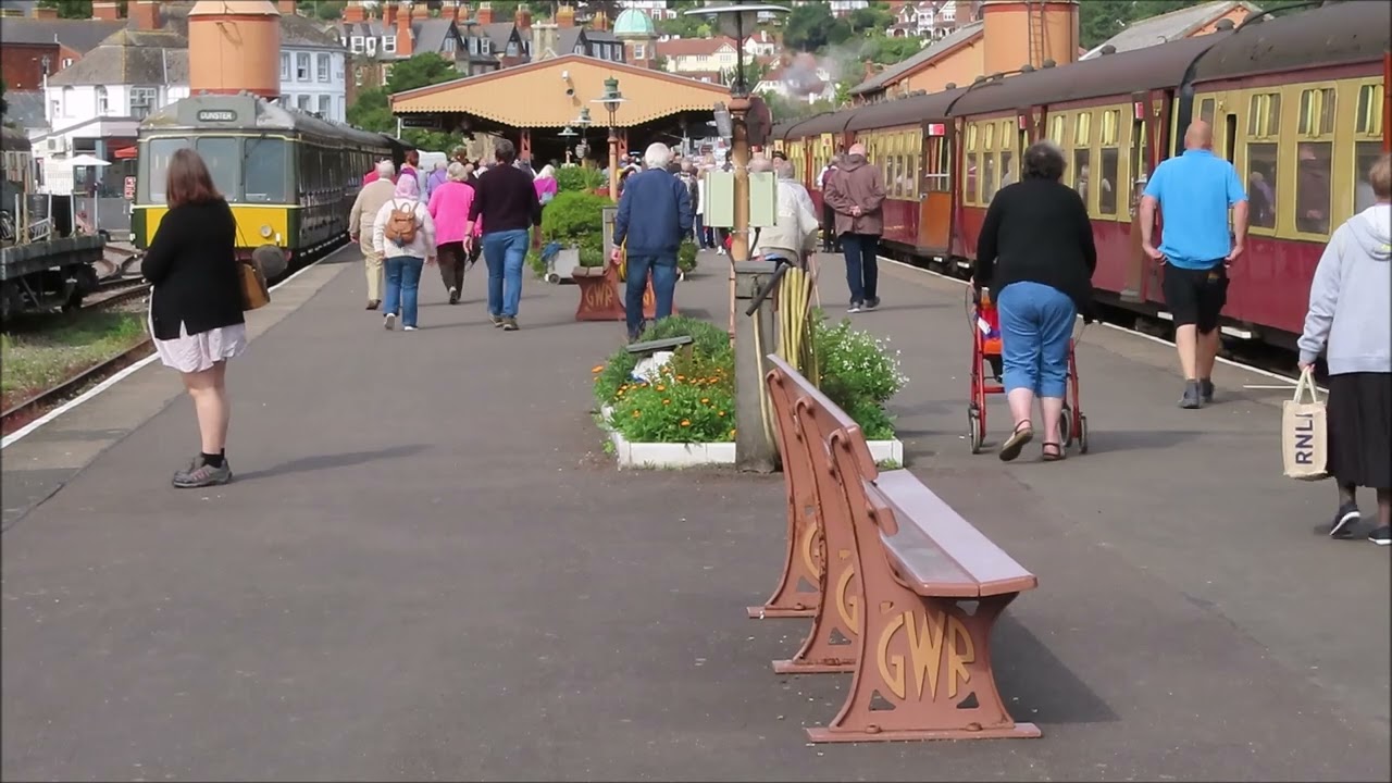 WEST SOMERSET RAILWAY STEAM TRAINS AT WATCHET AND MINEHEAD